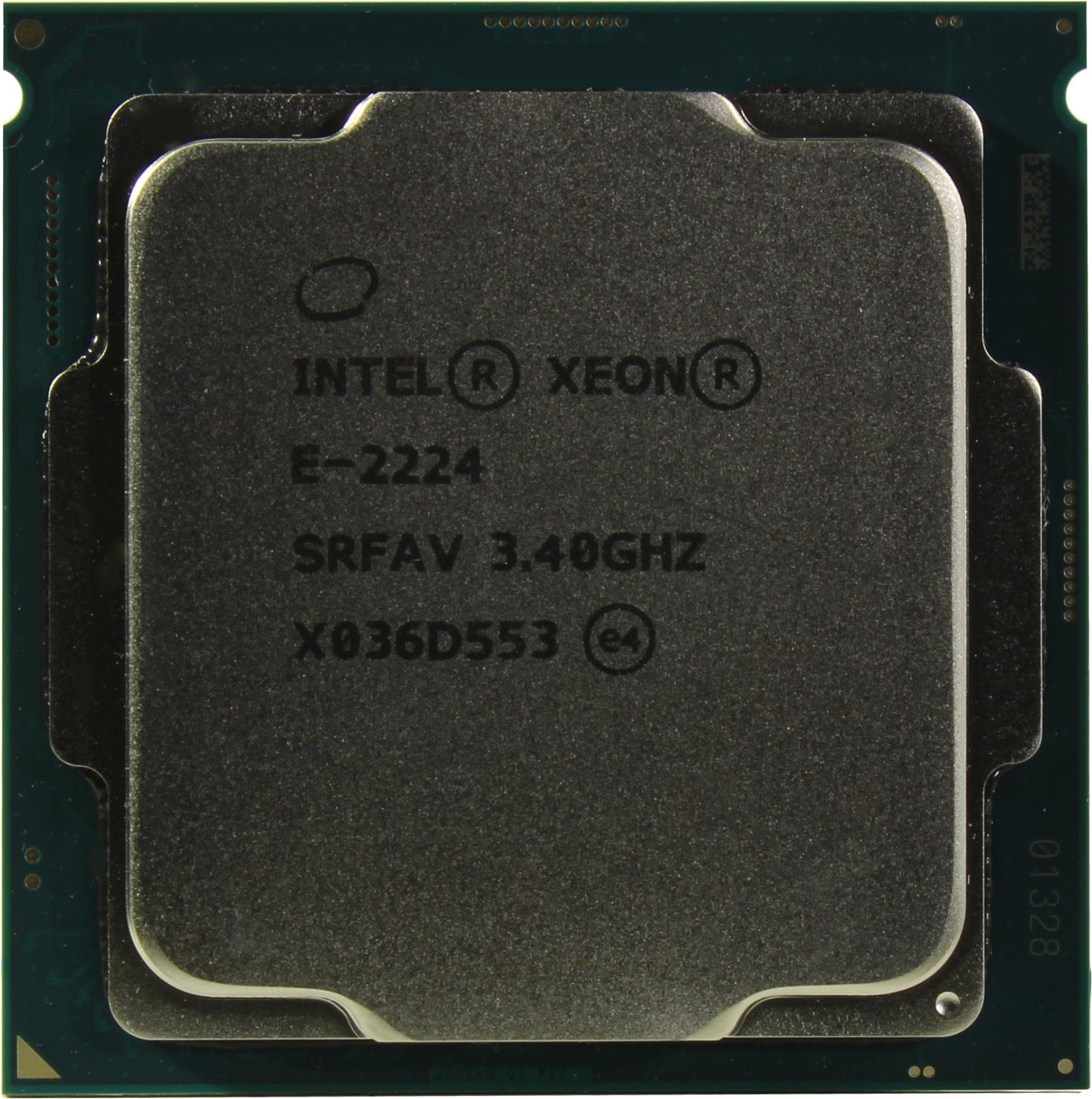 Процессор Intel, Xeon E-2224, 3400МГц, 4C/4T, LGA 1151v2, 8MB, TDP-71Вт, Oem, CM8068404174707
