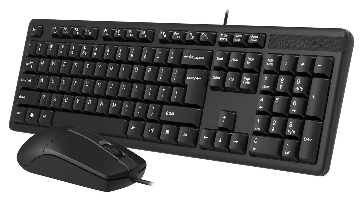 набор A4Tech KK-3330 клав:черный мышь:черный USB KK-3330 USB (BLACK)
