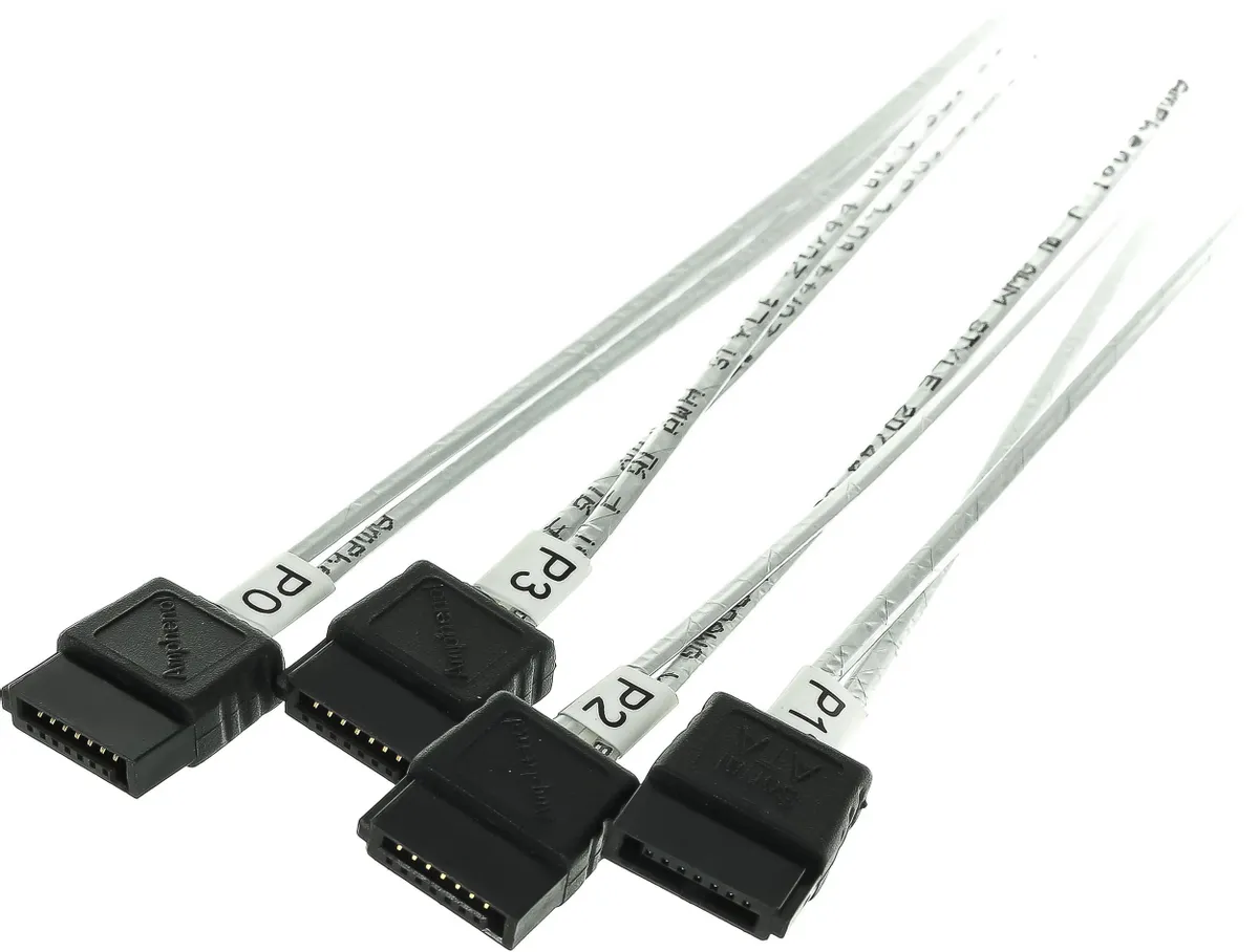 SA-F43S7P2-1M-N2 SFF8643 - 4xSATA+8PIN(SGPIO) 1м