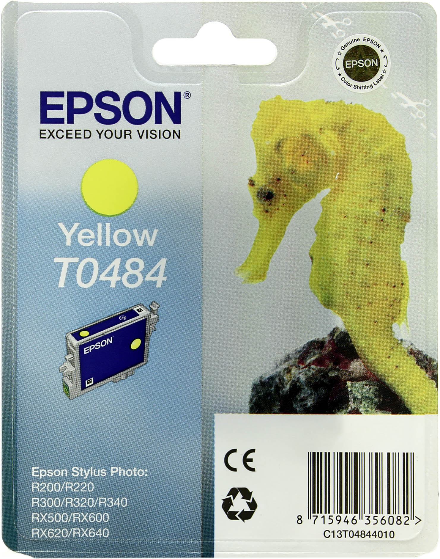 T048440 (C13T04844010) Yellow для EPS ST Photo R200/R300/R340/RX500/RX600