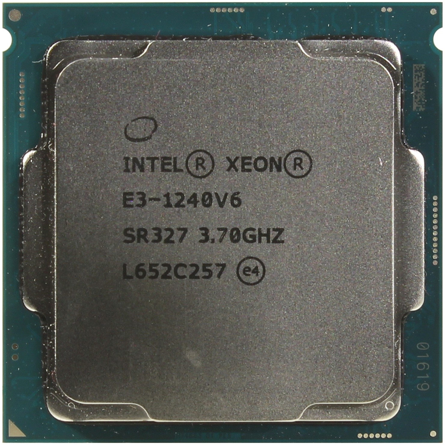 Intel Xeon E3-1240 V6 3.7 GHz / 4core / 1+8Mb / 72W / 8 GT / s LGA1151