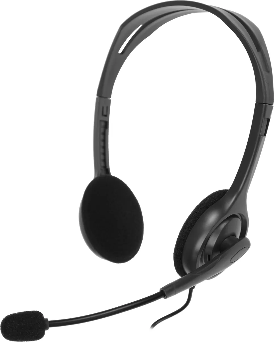 Logitech Stereo Headset H110 (наушники с микрофоном) 981-000271//981-000472