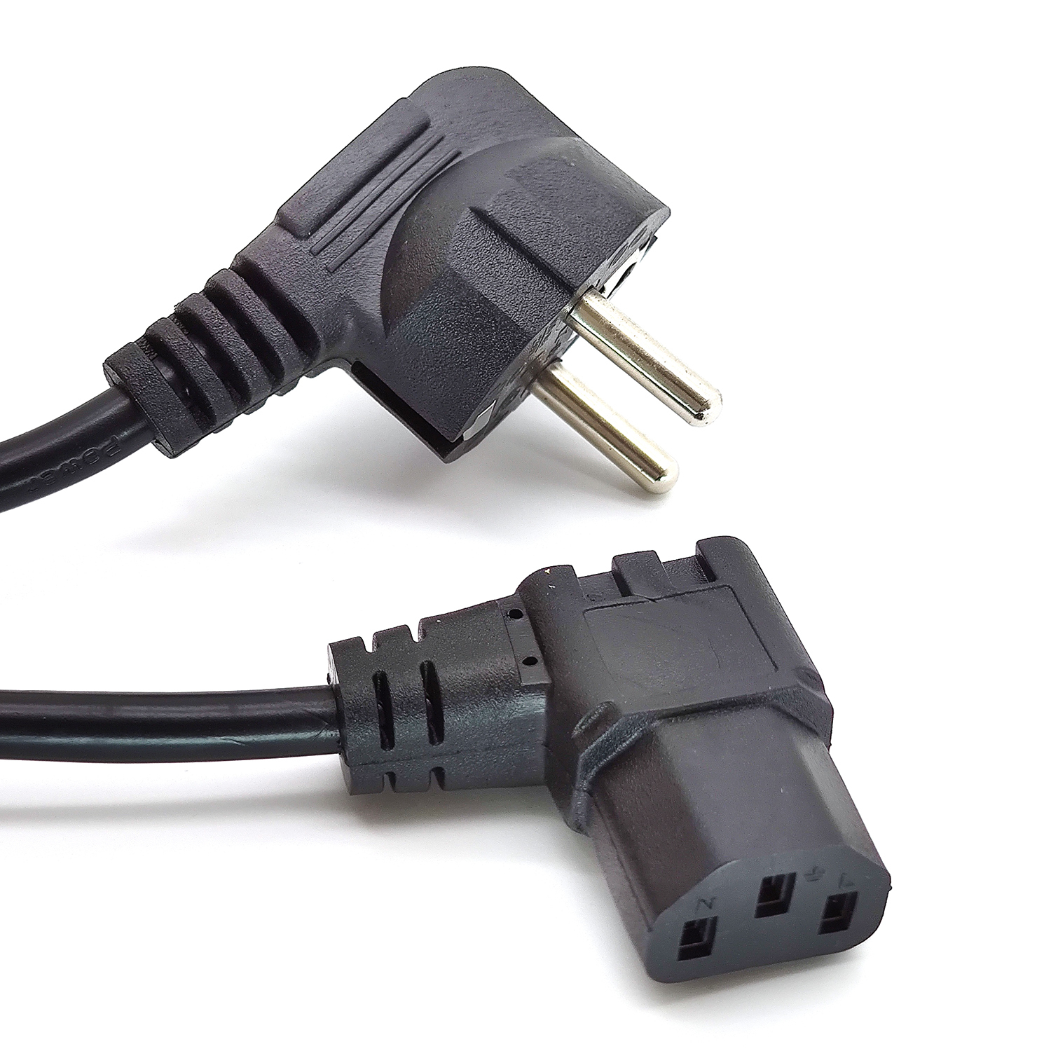 TLK Кабель питания CEE 7/7 евровилка с заземл./ разъем C19 IEC 60320 3х1.5кв.мм 250В 16А 1.8м черн.TLK-PCC16-018
