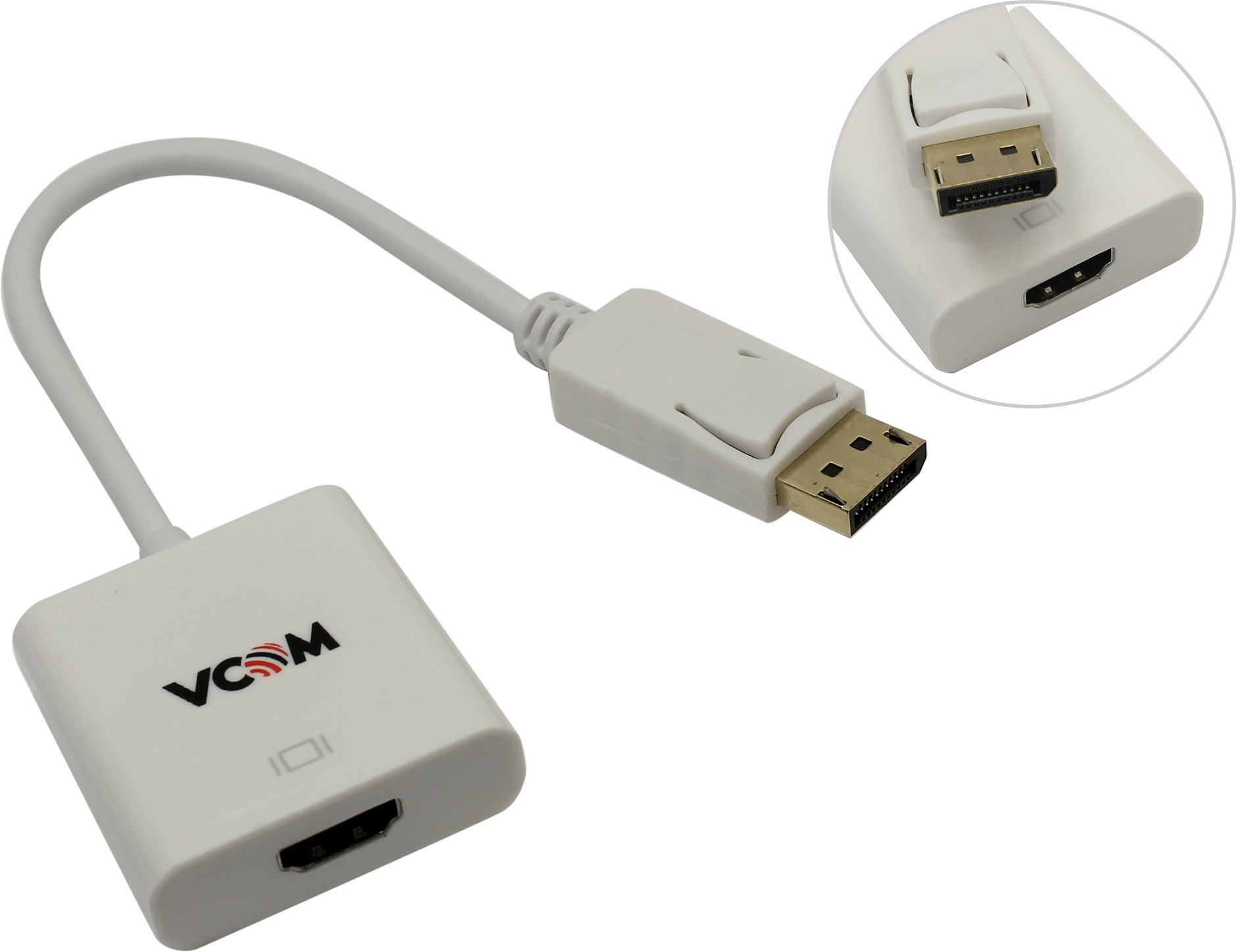 VCOM CG553 Кабель-переходник DisplayPort(M) = HDMI(F) 0.1m