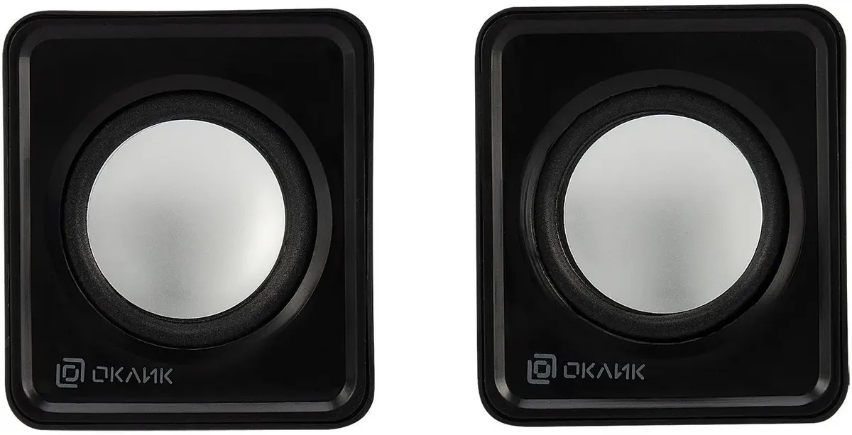 <088908> Акустическая система OKLICK OK-331 (2х3W, питание от USB) черный [440404]