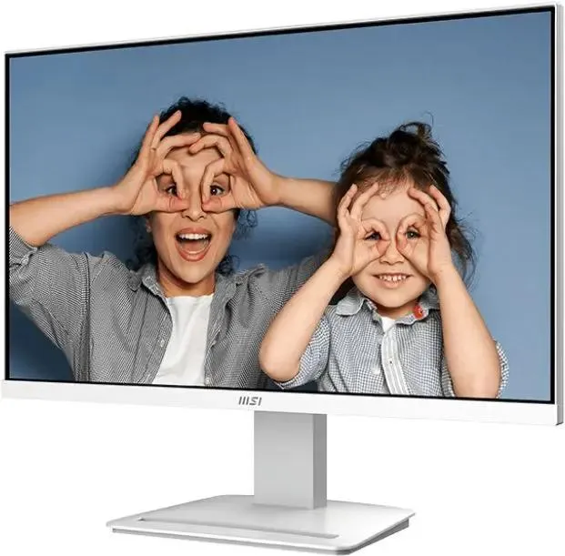 23.8" MSI PRO MP2412W белый (1920x1080, 100 Гц, VA, 5мс, 4000:1, 300 Кд/м², DisplayPort, HDMI)