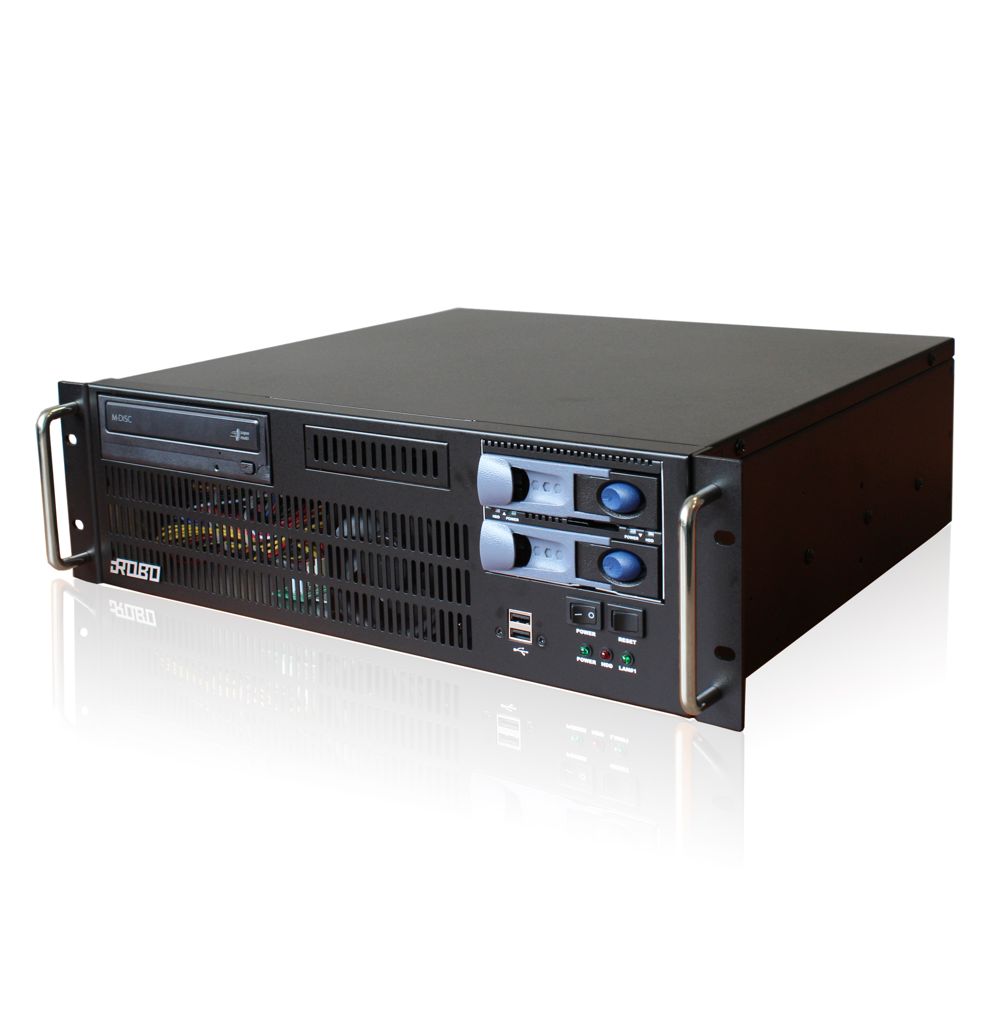 Промышленный ПК iROBO iROBO-2000-43i5-G3-2, 4U, Core i5-6500, 8ГБ DDR4, 1ТБ HDD+512ГБ SSD