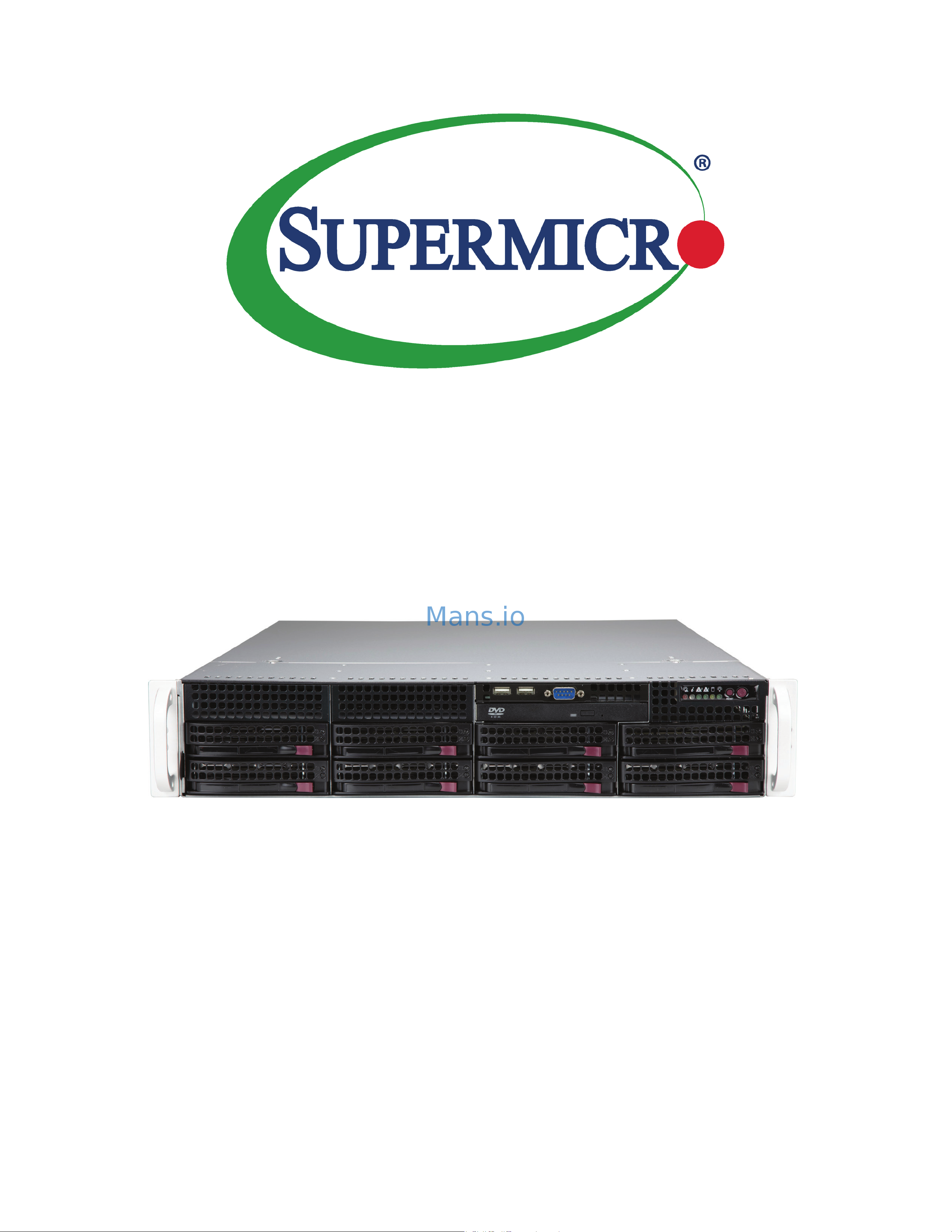 Платформа системного блока SuperMicro SYS-620P-TR 2U, 2xLGA4189 (up to 270W), iC621A (X12DPi-N6), 16xDDR4, up to 8x3.5 SAS/SATA, 4x PCIE 4.0x16 LP, 2x PCIE 4.0x8 LP, 2x 1000Base-T (i350), OOB, 2x 1200W
