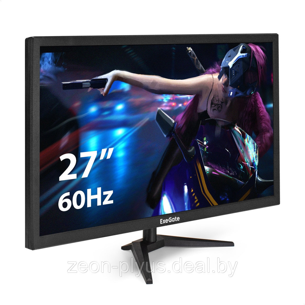 Монитор ExeGate 27" EB2700A черный {VA 1920x1080 75Hz 8ms 16:9 200cd 3000:1 178/178 D-Sub HDMI VESA регулировка накл} [EX297312RUS]