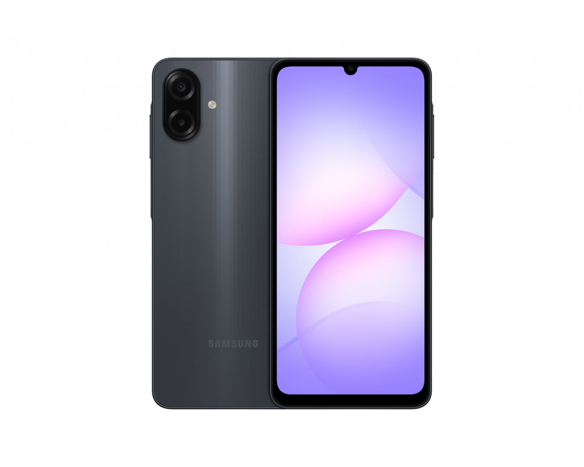 Samsung SM-A075F Galaxy A07 64Gb 4Gb черный моноблок 3G 4G 2Sim 6.7" 720x1600 Android 15 SM-A075FZKDCAU