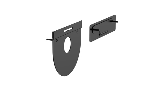 Крепление Logitech Wall Mount for Tap настенное для Logitech Tap: угол наклона 14° (узел настенного крепления (пластина и зажимная конструкция), магнитный фиксатор кабеля HDMI, монтажные приспособлени