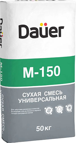 Dauer Сухая смесь М-150 Универсальная М-150, 50 кг