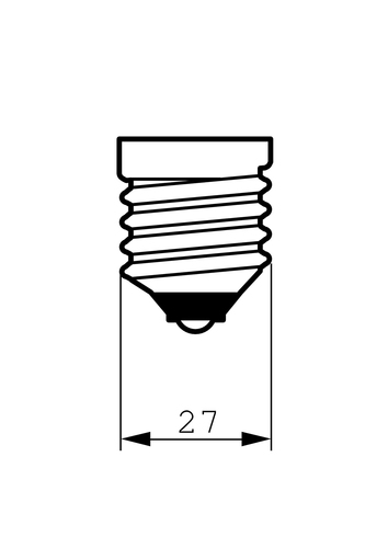 Лампа накаливания Stan A55 CL 1CT/12X10 60Вт E27 230В PHILIPS 926000006627 / 871150035456384