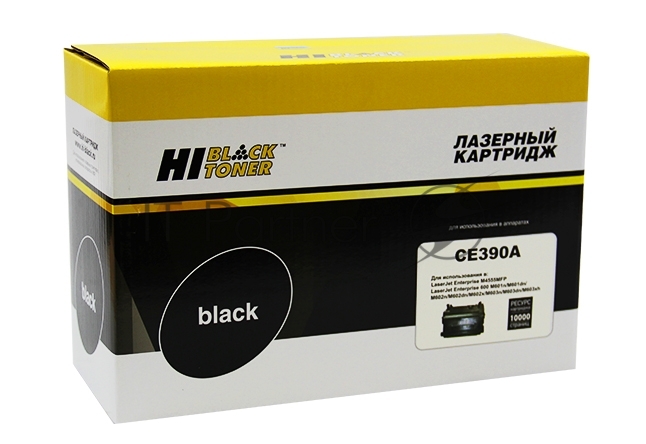Тонер Hi-Black CE390A, для HP LJ Enterprise M601, 500г