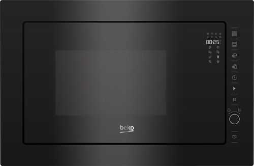 Встраиваемая микроволновая печь Beko BMGb25333BG черный, 25 л, 900 Вт, переключатели - сенсор