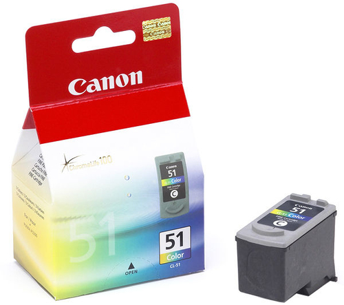 Canon CL-51 0618B025/001 Картридж Canon Pixma MP150/170/450/iP2200 IJ EMB, Цветной, 412стр.
