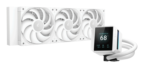 R-LX360-WHDSNMP-G-1 Система водяного охлаждения Deepcool Mystique 360 Soc-AM5/AM4/1200/1700/1851 белый  4-pin 36.49dB Al