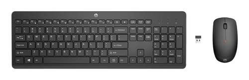 Клавиатура и мышь Keyboard and Mouse HP 230 Wireless Combo RUSS cons