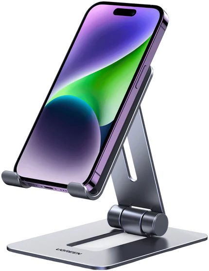 Подставка UGREEN Foldable Multi-Angle Phone Stand по высоте, серый LP678