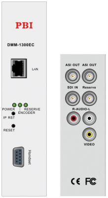 Кодер MPEG-2/SD с ASI-out/MUX DMM-1300EC-30 PBI