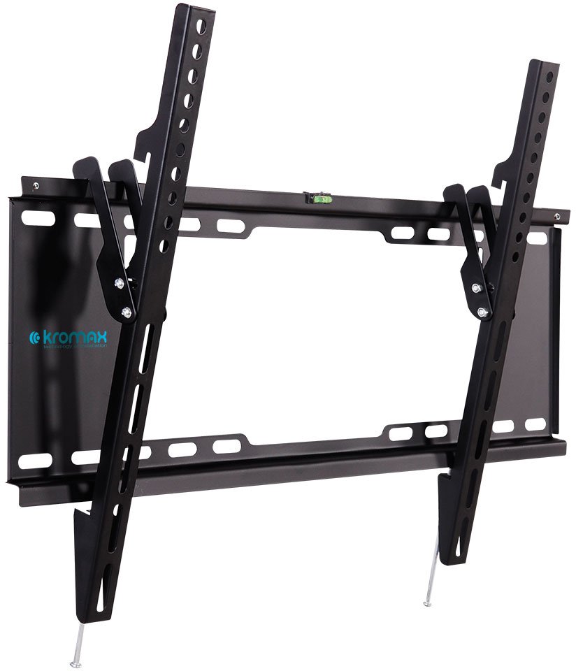 Кронштейн Kromax IDEAL-102 black, для LED/LCD TV 32"-90", max 40 кг, настенный, 1 ст свободы, наклон -12°,от стены 30 мм, max VESA 600x400 мм.