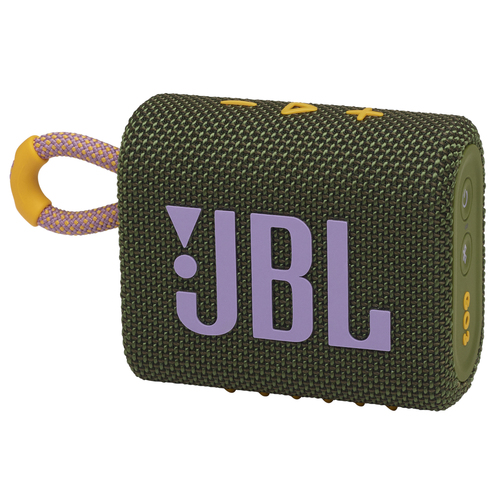 Колонка порт. JBL GO 3 зеленый 4.2W 1.0 BT 10м (JBLGO3GRN)