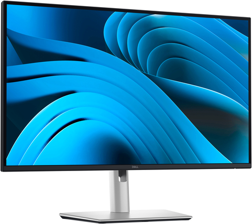 Монитор 27" Dell P2725DE IPS 2560x1440, 100 Гц, 5 мс, 16:9, 350 кд/м², HDMI 2.1, 2xDP 1.4, 2xUSB-C (90 Вт), USB Hub (3x USB 3.0), Ethernet, черный и серебристый