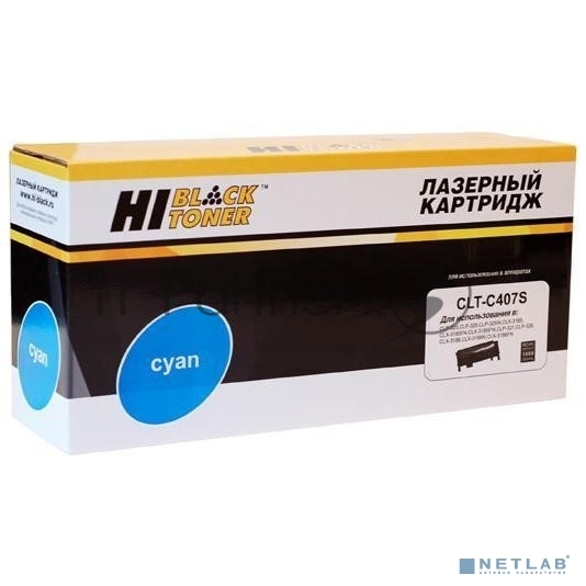 Расходные материалы Hi-Black CLT-C407S(CLP320/325C) Картридж для Samsung CLP320/320N/CLX-3185/3185N/FN C с чипом