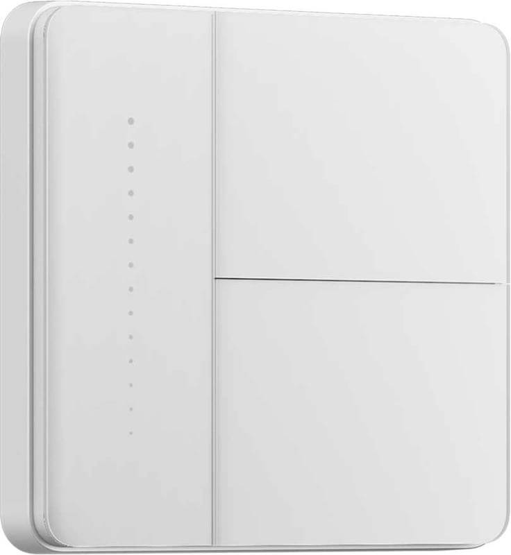 Выключатель Aqara ZNQBKG43LM_WH, Z1 Pro, 2-кл., белый, Zigbee