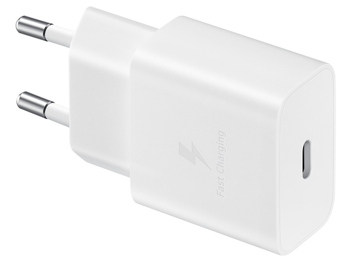 Samsung <EP-T1510XWEGEU> Зарядное устройство USB-C (Вх. AC100-240V, DC5/9V, 15W, USB-C,  кабель  USB-C)