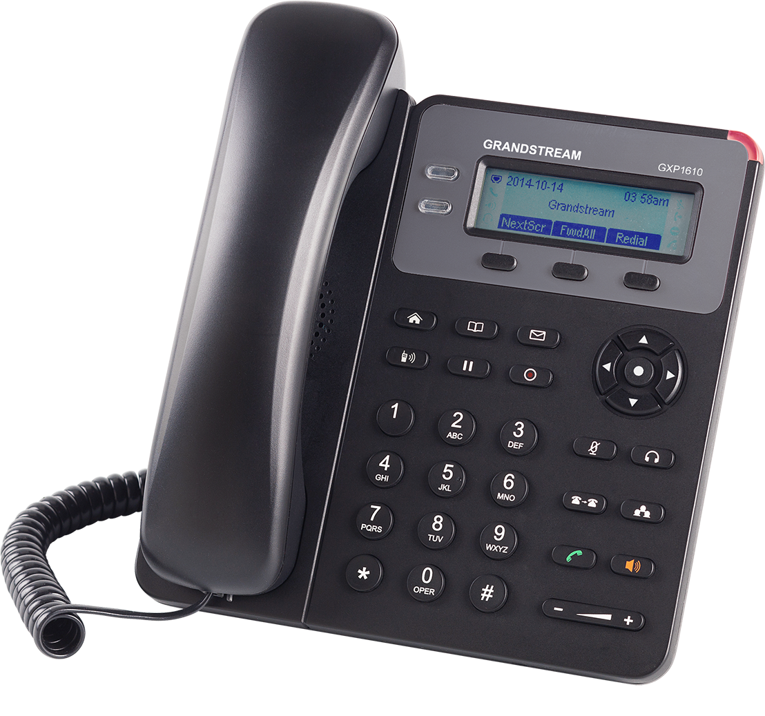SIP-телефон Grandstream Networks GXP1610, 2 SIP-аккаунта, 2 линии