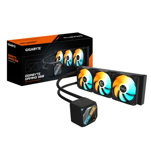 Жидкостная система охлаждения GIGABYTE Gaming GME 360 3 x 120mm ARGB Fan, LGA 1200, LGA 1700, LGA 1851, AM5, AM4 (GP-GIGABYTE GME 360)