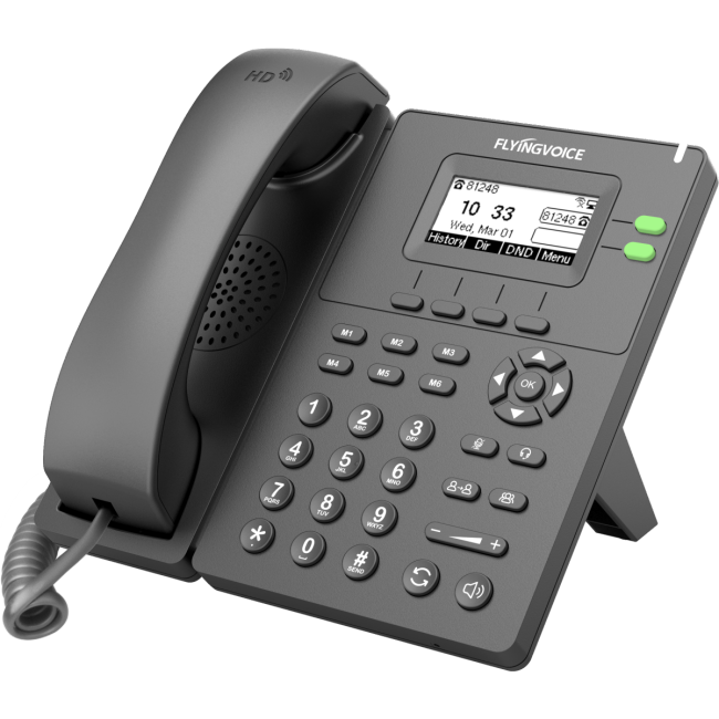 Телефон IP  Flyingvoice P20P черный