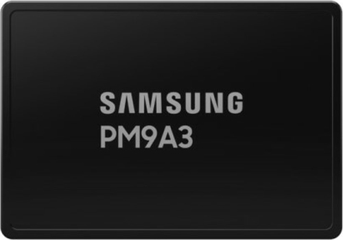 Твердотельный накопитель Samsung Enterprise SSD, 2.5(SFF/U.2) 7mm, PM9A3, 15360GB (15.36TB), NVMe PCIe 4.0 (1x4), R5200/4000W Mb/s, IOPS(R4K) 850K/160K, MTBF 2M, 1DWPD/5Y, TBW 28032TB, OEM