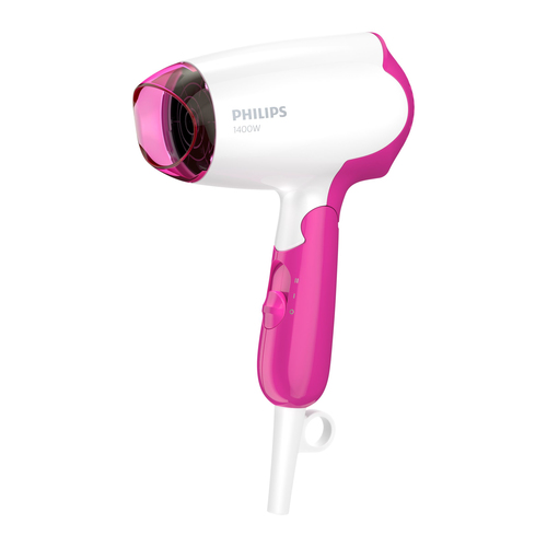 Фен Philips BHD003/00 розовый/белый, 1400 Вт, компактный