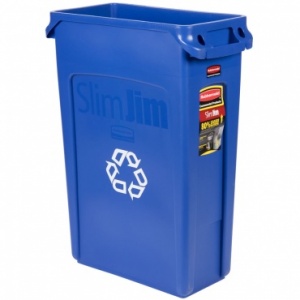 Контейнер RUBBERMAID FG354007BLUE 87 литров SlimJim