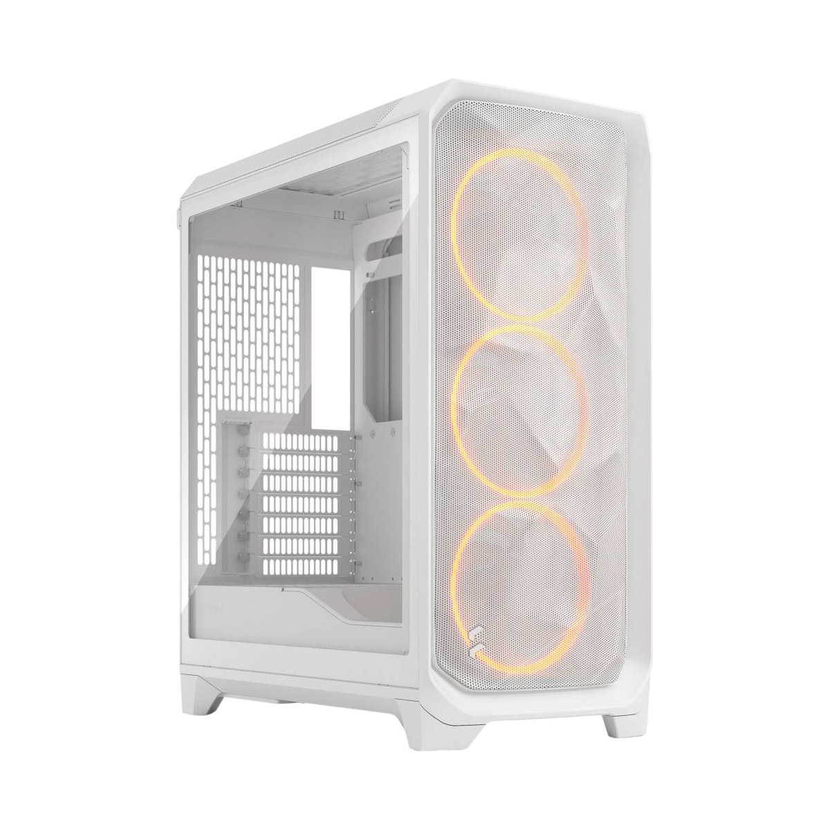 Корпус Fractal Design FD-C-MES3A-07, Midi-Tower, 3×140mm ARGB, 2×USB-A 3.2+1×USB-C, белый