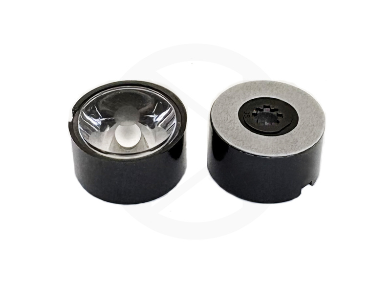 Линза единичная KingBrite KB-H20-8N-XP-NHB, 1LED, 8°, 21.5x11.6мм