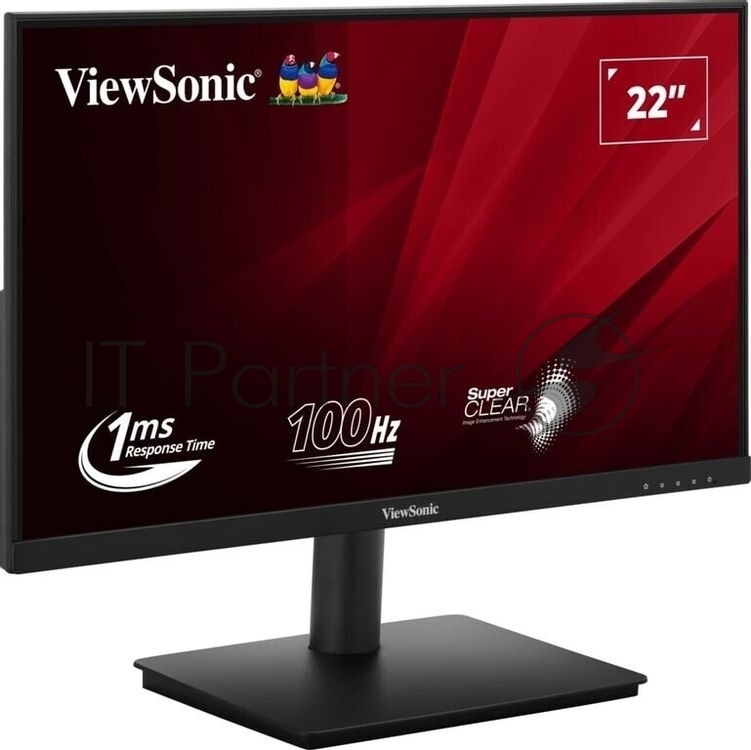 Монитор ViewSonic VA220-H, 21.5", VA, 1920x1080, 100 Гц, HDMI/VGA