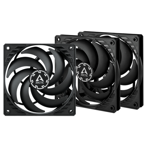 Корпусный вентилятор Arctic - P12 SLIM PWM PST, 120 мм, 4-pin, 2100rpm, цвет чёрный, ACFAN00275A