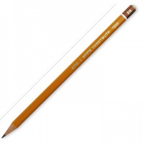 Карандаш ч/граф. "Koh-I-Noor", 1500 Hardtmuth, 2H, ст.12
