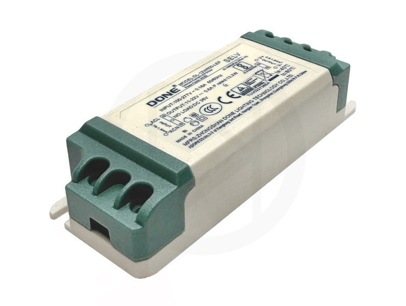 Драйвер светодиодный DONE DL-12W600-LEP, 12W, 11-22V, 0.6A, IP20