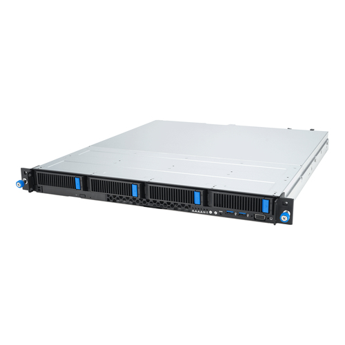 Серверная платформа ASUS RS300-E12-RS4 1U, 1x Socket LGA1700  E-2400, 4 x DDR5 UDIMM ECC, 4 x 3.5'' (SATA/SAS/NVMe) HotSwap, Intel; RAID 0, 1, 5, 10, 1xPCI-Ex16, 1xPCI-Ex8, 1xPCI-Ex4, ASMB11-iKVM, 2x 450W 80 PLUS Gold