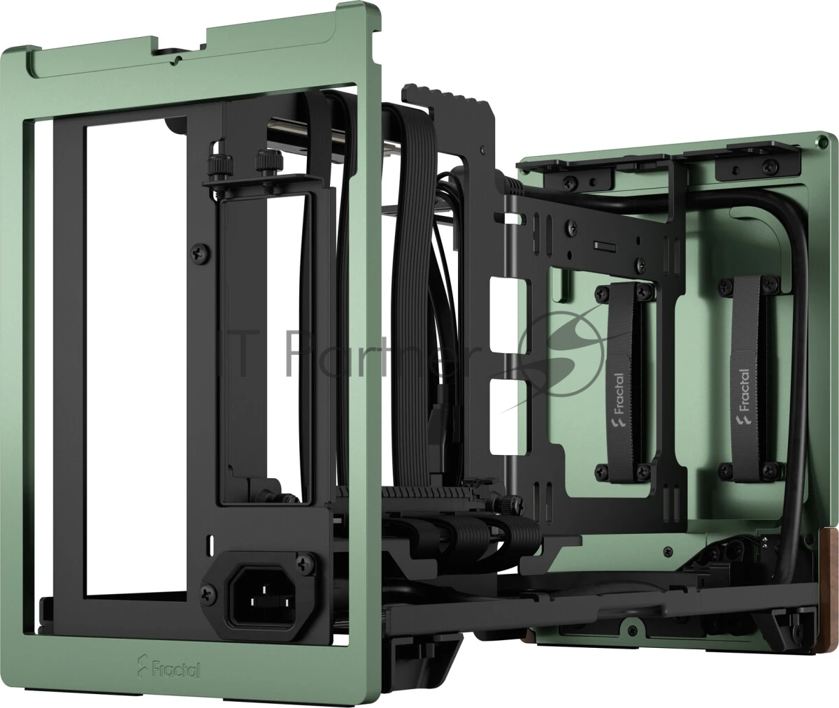 Компьютерный корпус без блока питания Fractal Design Terra, Mini-Tower, no fans, 1xUSB-A 3.0 + 1xUSB 3.2 Type-C, SFX PSU Support, mITX Jade