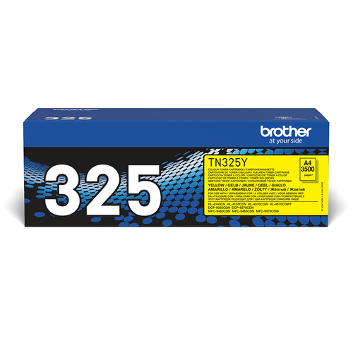 Картридж Brother TN-325Y Yellow  для  HL-4140CN/4150CDN/4570CDW,  DCP-9055CDN/9270CDN, MFC-9460CDN/9465CDN/9970CDW