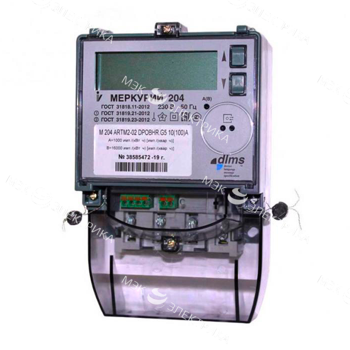 Электросчетчик Меркурий 204 ARTM-02 DPOBHR