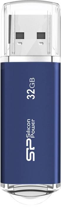 Флеш накопитель 32Gb USB 2.0 Silicon Power Ultima II i, синий (SP032GBUF2M01V1B)