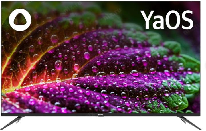 50" QLED ЖК телевизор BBK 50LED-9212/UTS2C (3840x2160, HDMI, LAN, WiFi, BT,  USB, DVB-T2, SmartTV)