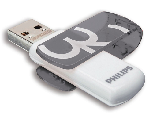 Флеш накопитель 32Gb USB 2.0 PHILIPS Vivid Edition 2.0, белый/оранжевый (FM32FD05B/97)