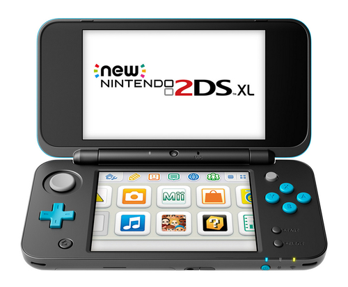 45496504533  Nintendo 2DS XL  Black + Turquoise